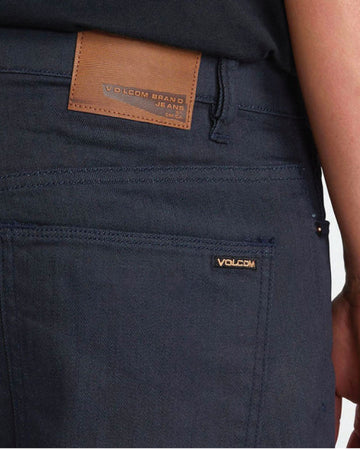 volcom men solver modern fit jeans old town indigo